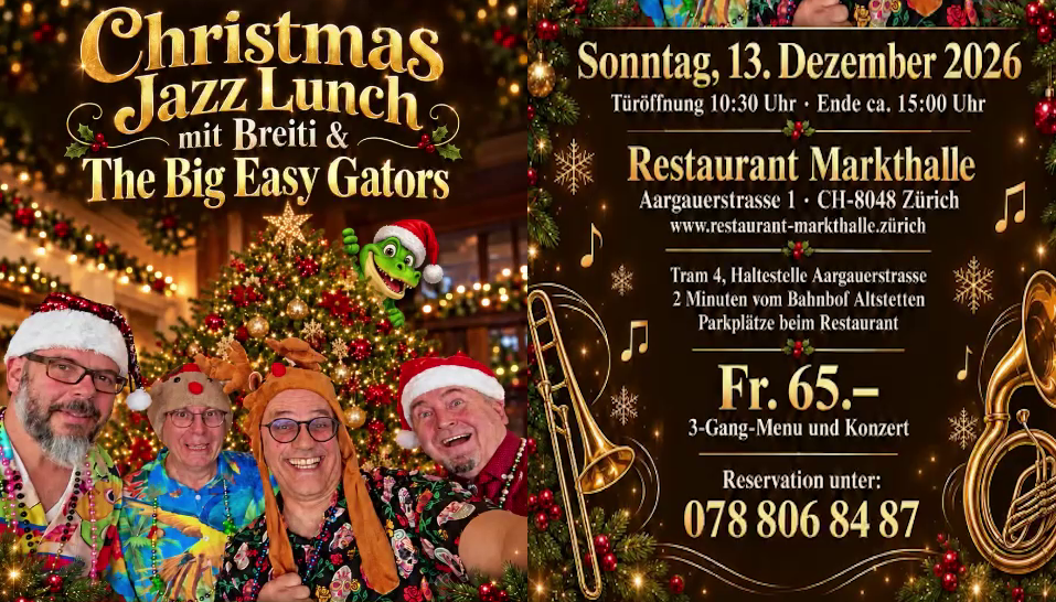 BIG easy Christmas Special – Markthalle Zürich